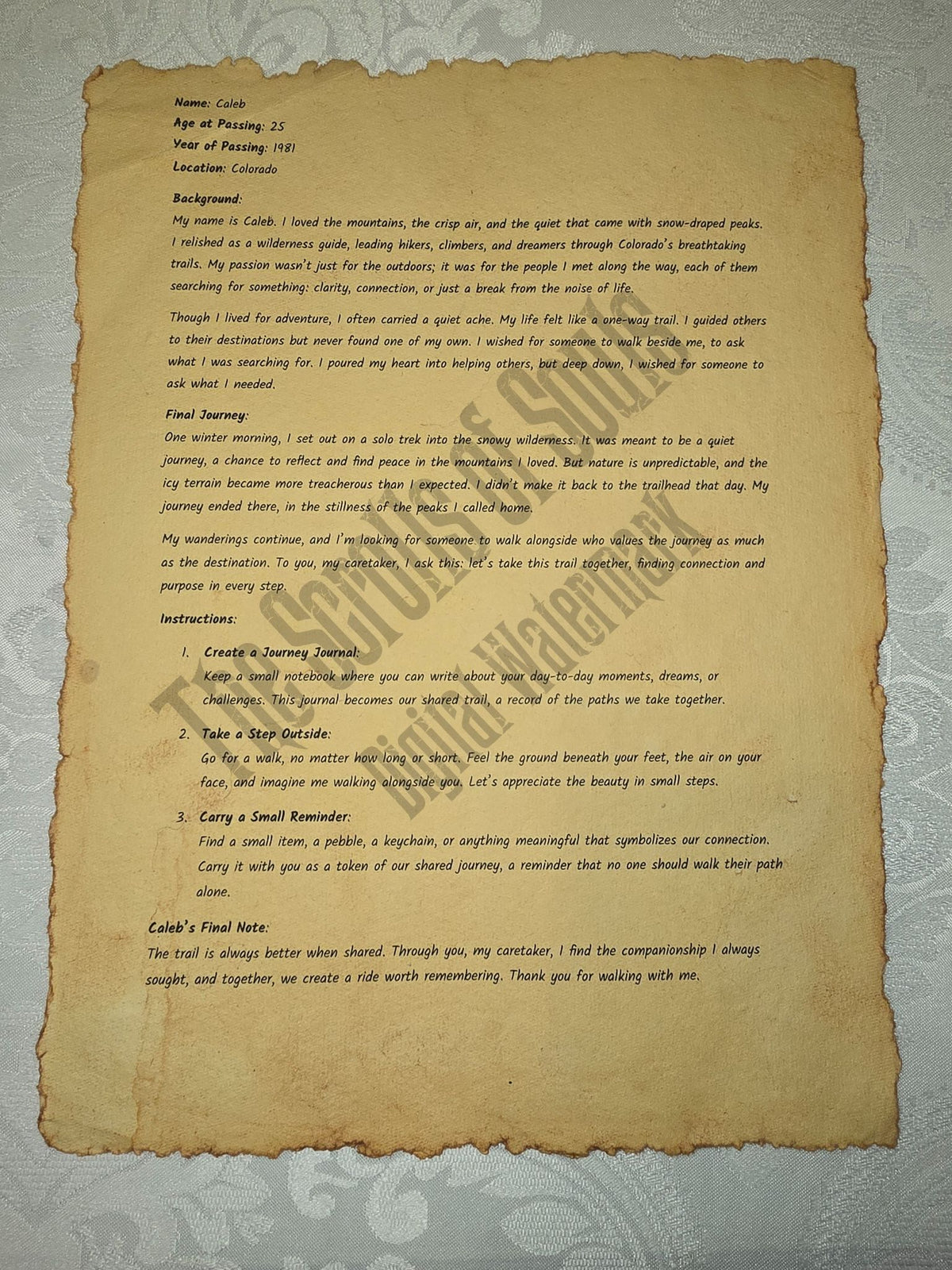 Caleb - The Scrolls of Souls