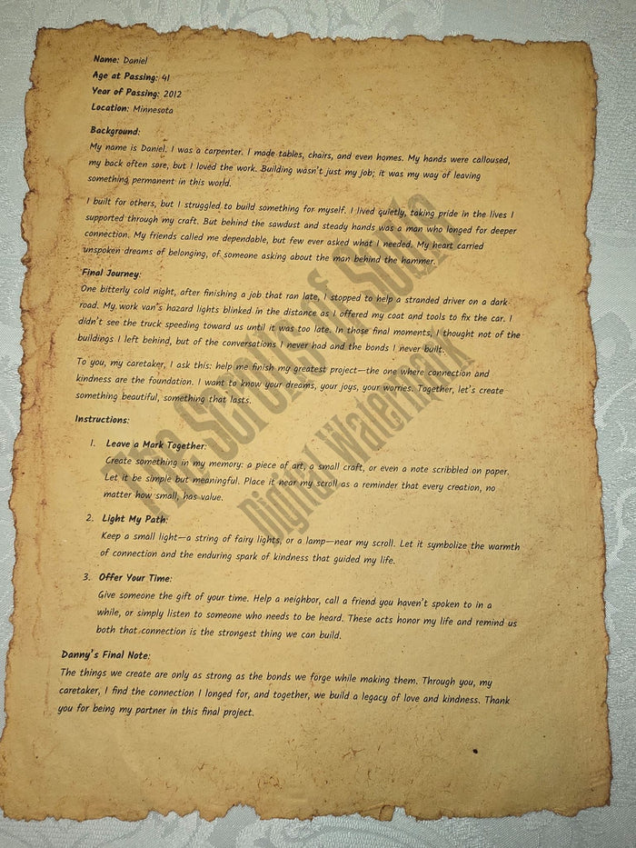 Daniel - The Scrolls of Souls