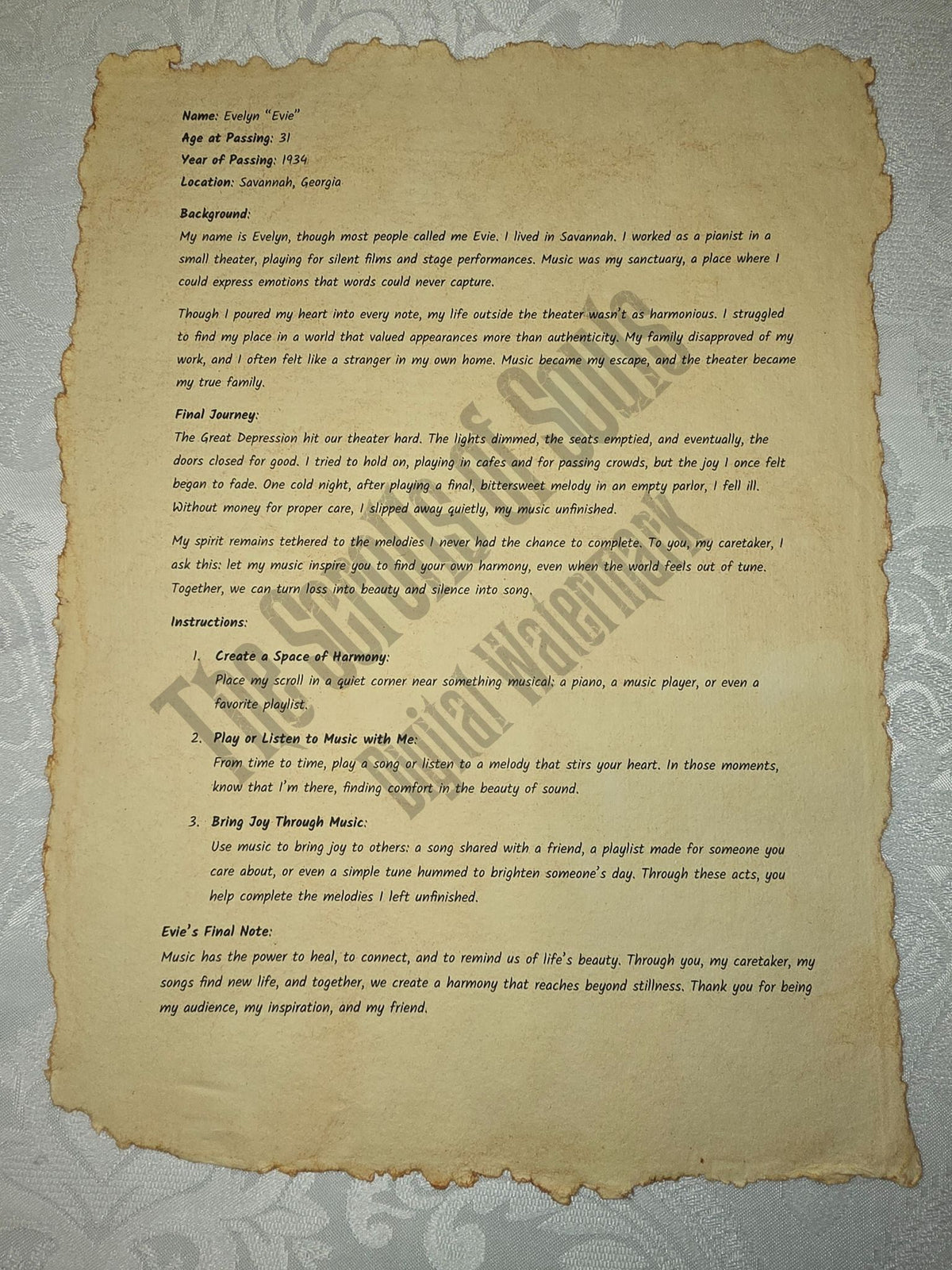 Evie - The Scrolls of Souls