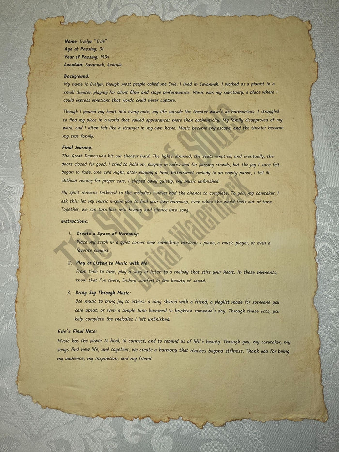 Evie - The Scrolls of Souls