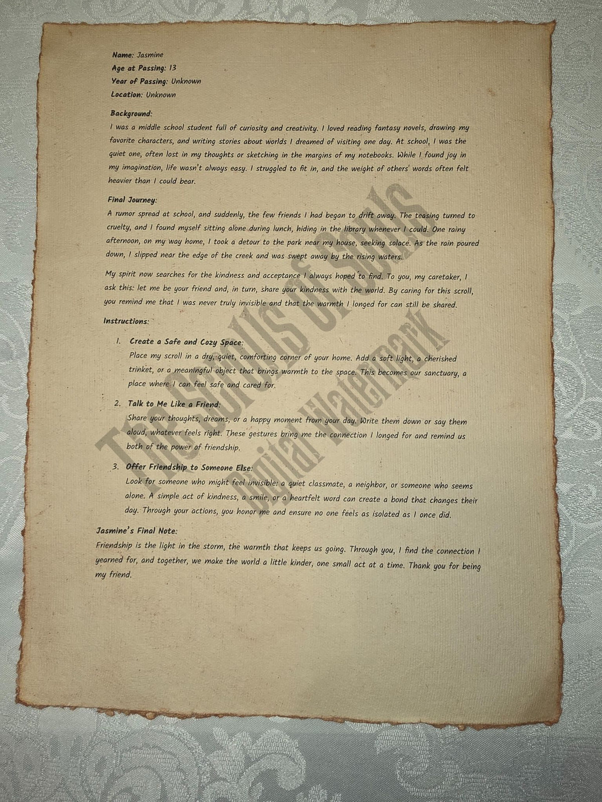 Jasine - The Scrolls of Souls