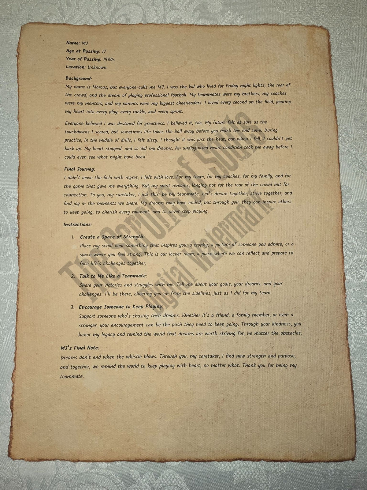 MJ - The Scrolls of Souls