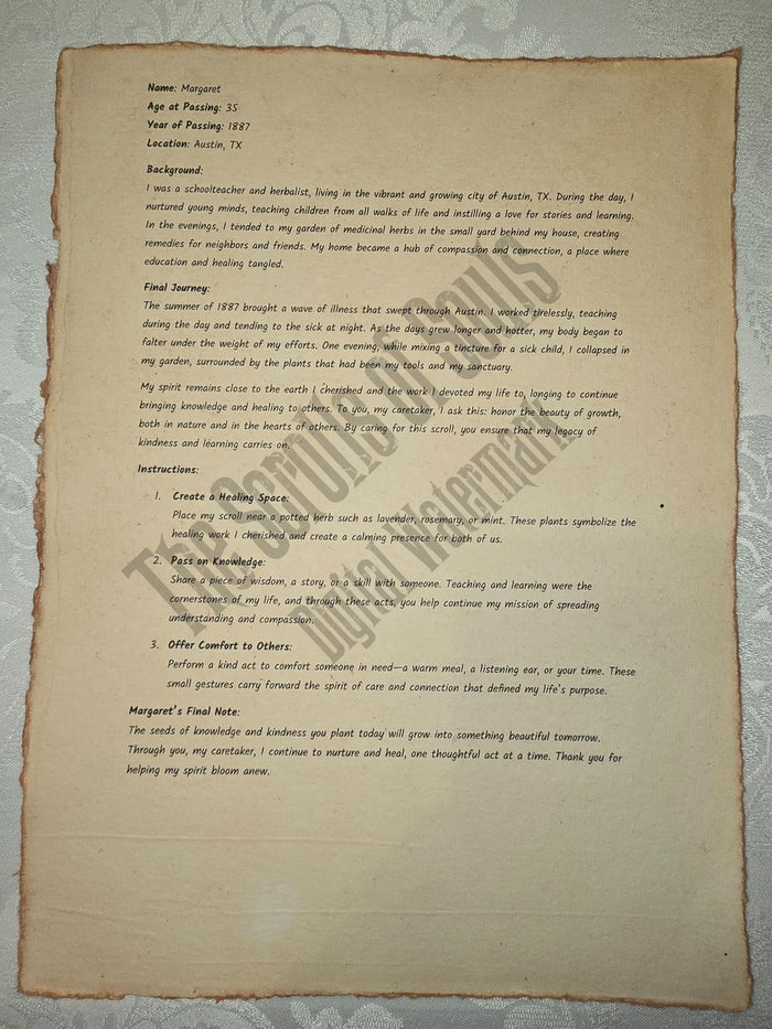 Margaret - The Scrolls of Souls