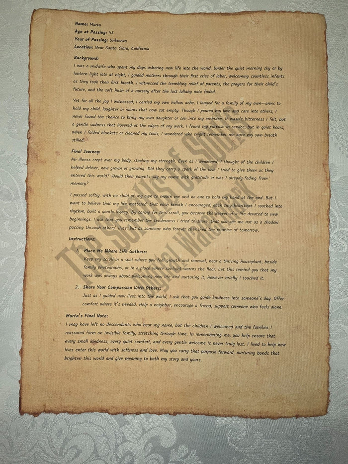 Marta - The Scrolls of Souls