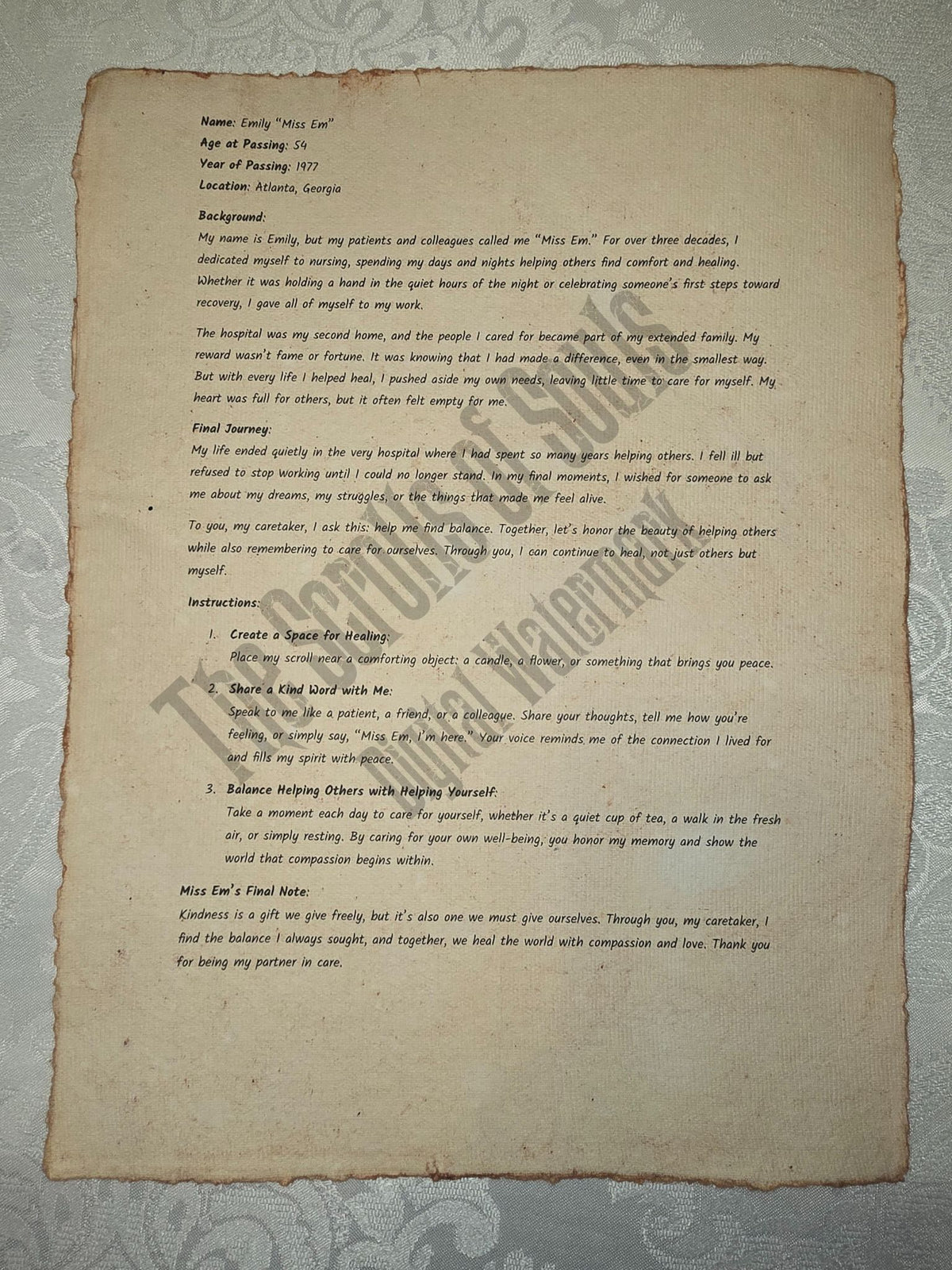 Miss Em - The Scrolls of Souls