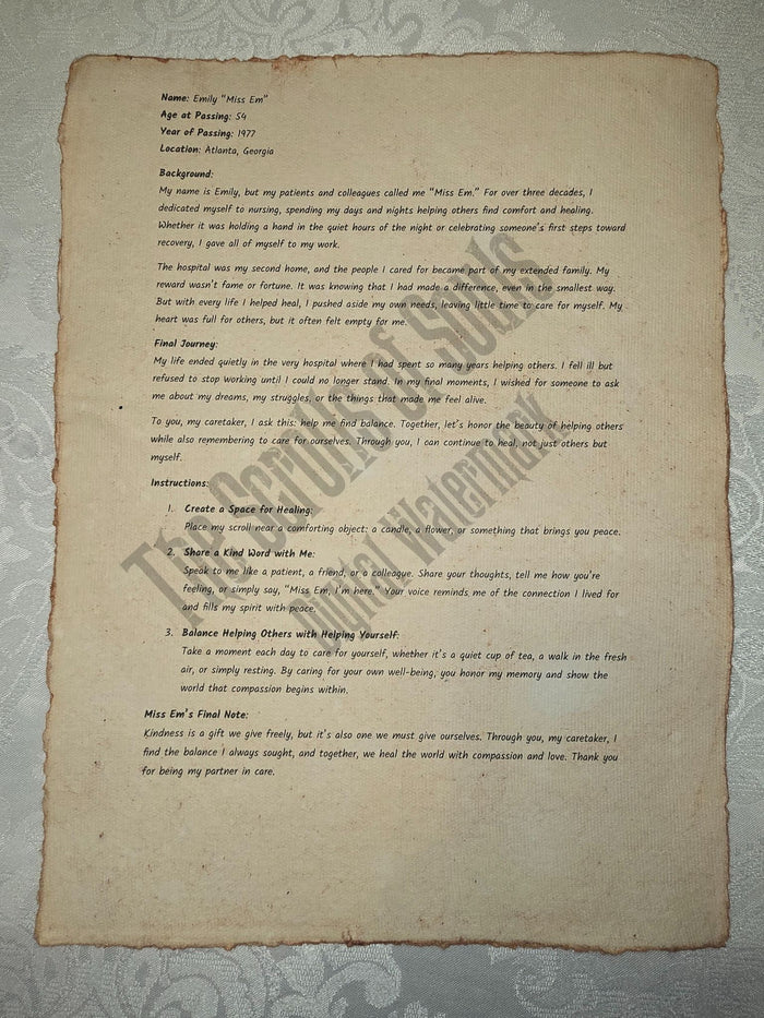 Miss Em - The Scrolls of Souls