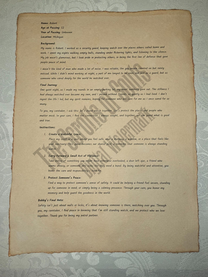 Robert - The Scrolls of Souls