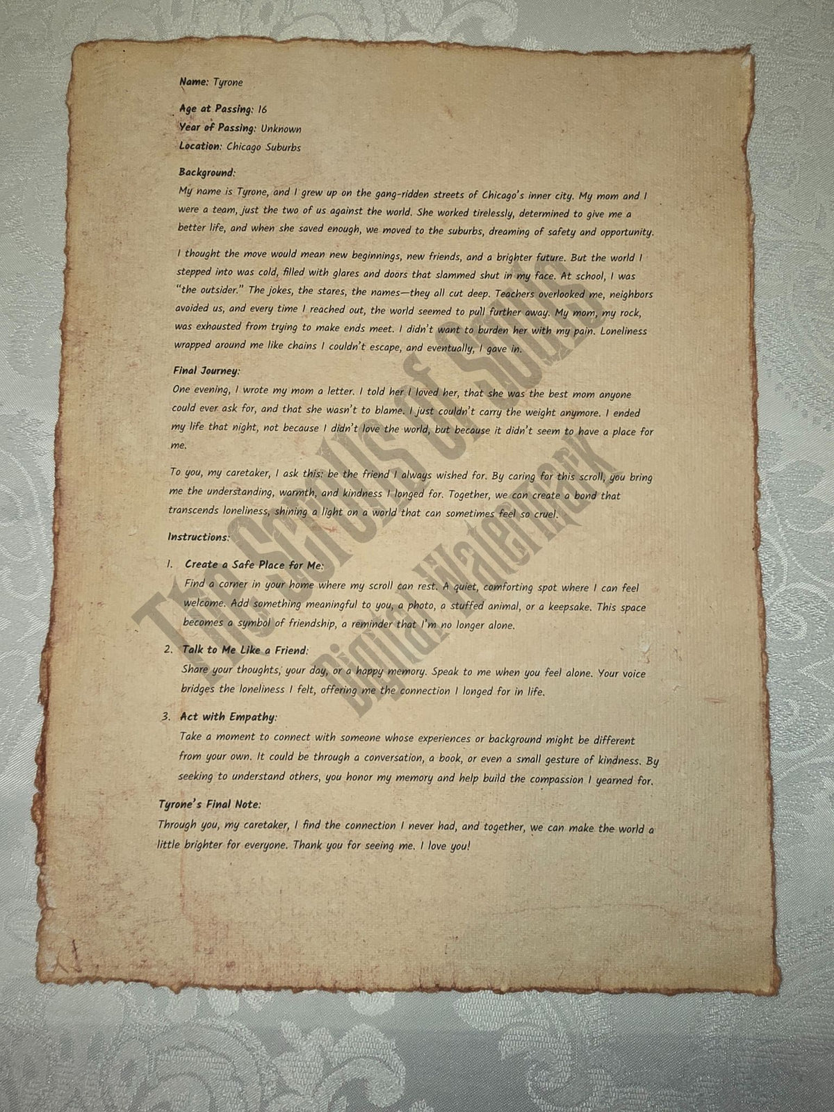 Tyone - The Scrolls of Souls