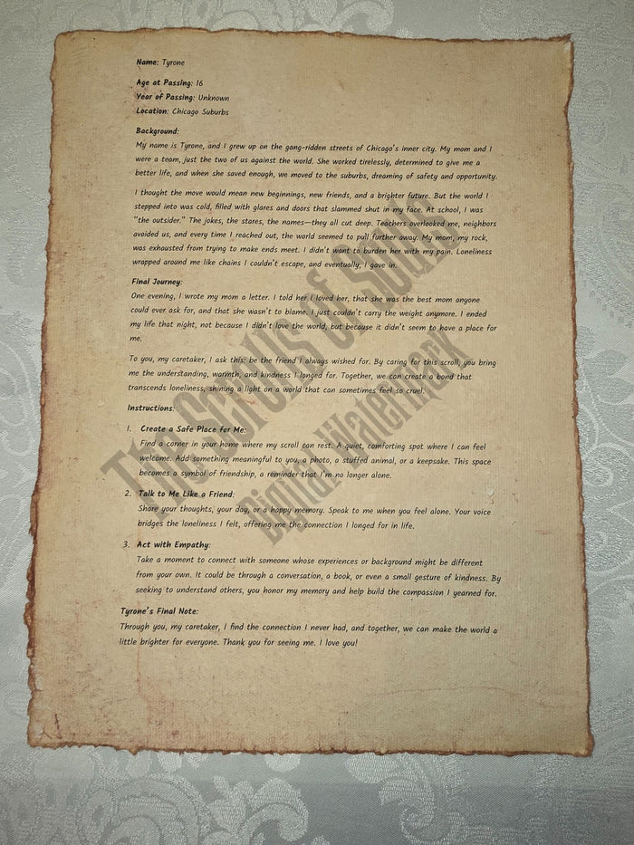 Tyone - The Scrolls of Souls