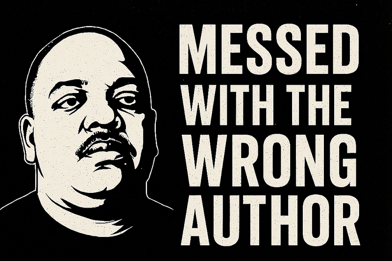 A high contrast digital illustration of a man resembling Myron Grace.