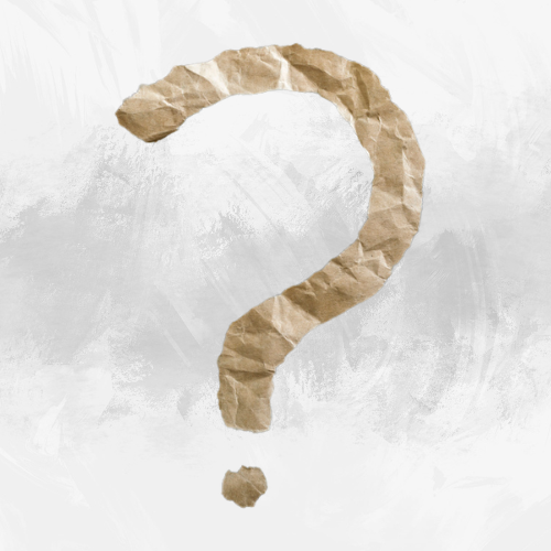 A question mark made of crumpled parchment against a textured white and gray background. The image represents uncertainty surrounding the safety and origin of the Scrolls of Souls.