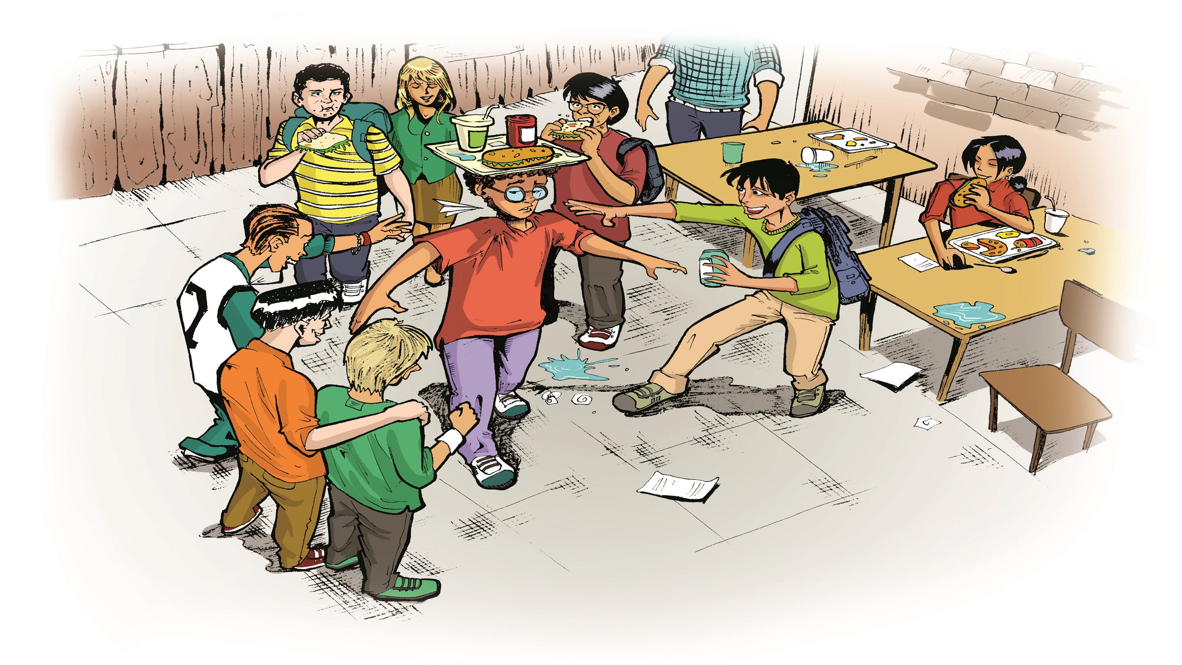 The cafeteria at Dawson Middle School turns into a battleground in The Crawl Space by Arthur Mills—where laughter masks cruelty, and a single misstep can make you the next target.